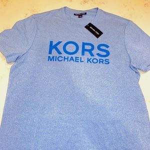 Michael Kors Blue Short Sleeve Tee